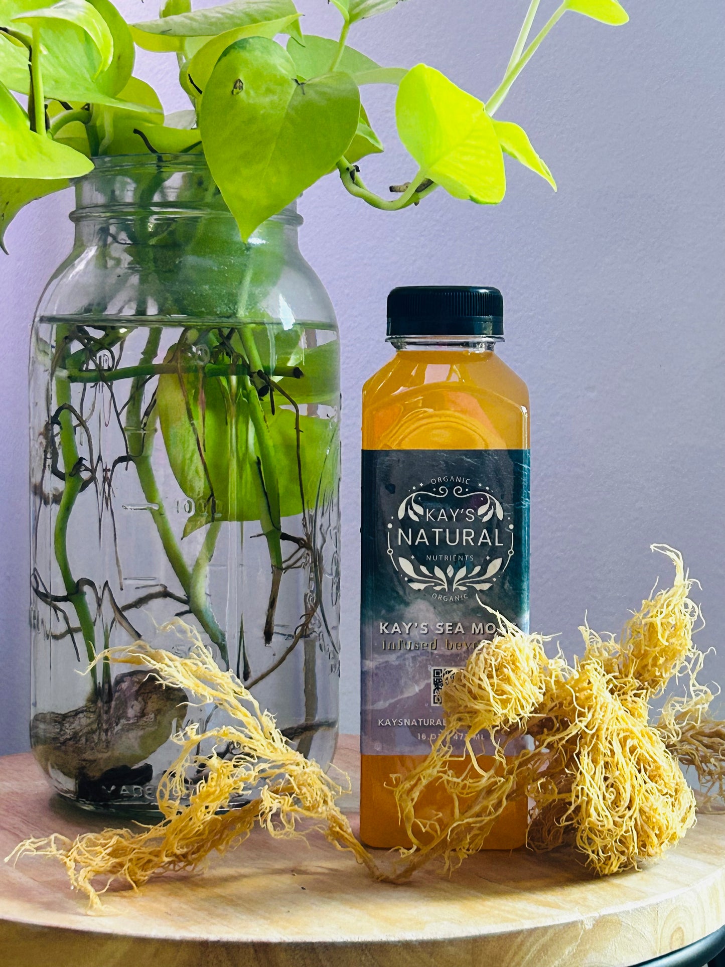 Passionfruit Seamoss Infused Electrolyte Lemonade