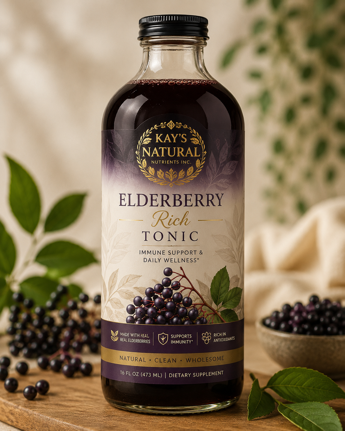 Kay's Elderberry Syrup