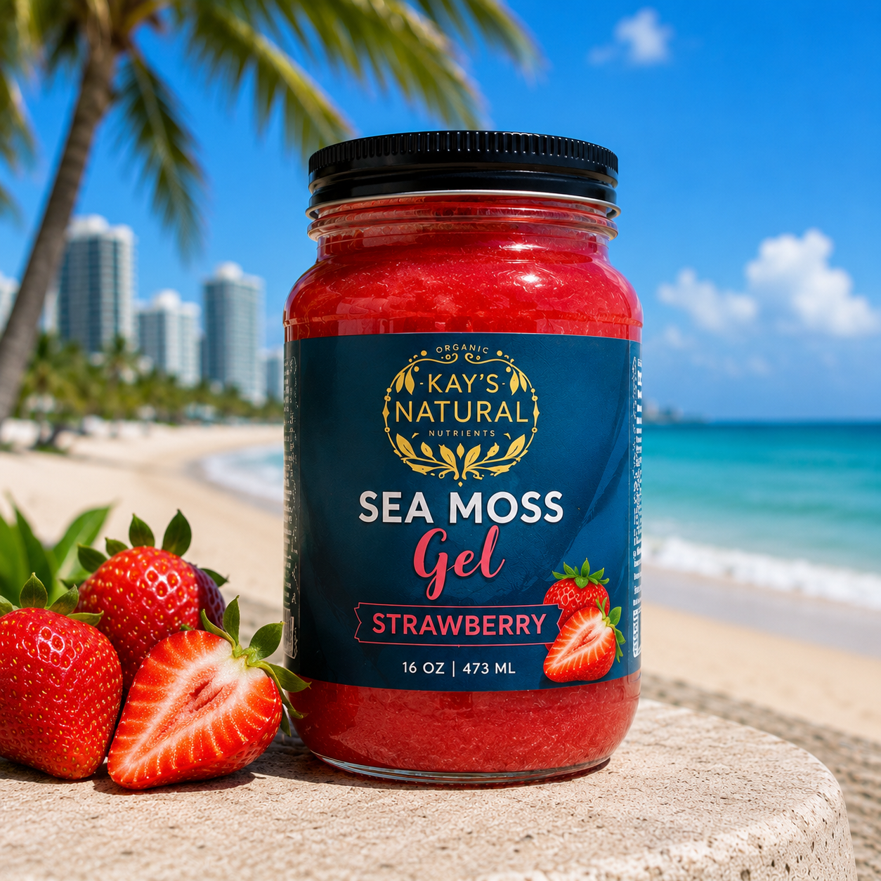 Strawberry Seamoss Gel