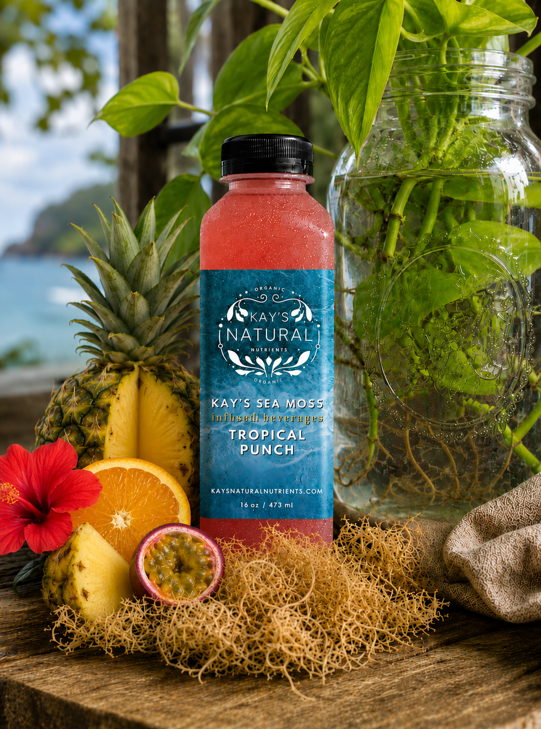 Tropical Seamoss Infused Drink